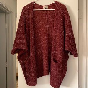 Slouchy Maroon Sweater